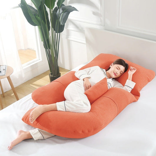 Almohada Maternidad Protección Cintura Tipo U para Dormir de Lado - Image 27