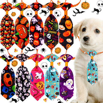 Corbata de Halloween para Mascotas — Serie Calavera