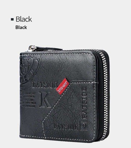 Billetera Vintage Bifold para Hombre - Estilo Europeo y Americano - Image 15