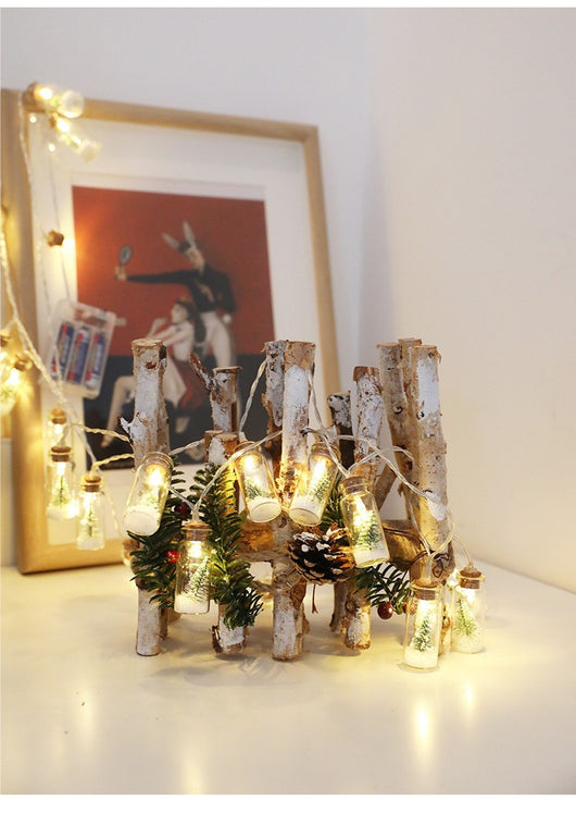 Cadena de Luces LED con Campanas Navideñas - Decoración Navideña Interior - Image 42