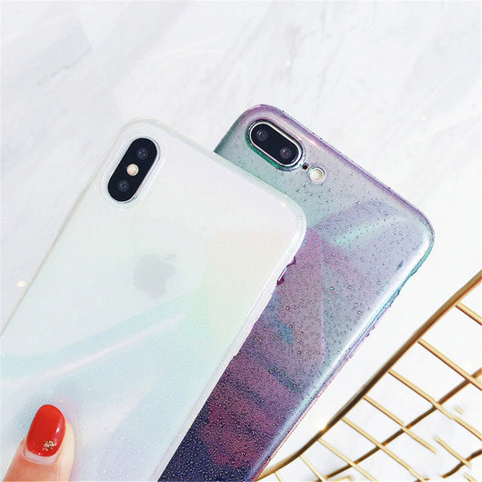 Funda para teléfono con efecto degradado y relieve de gotas de lluvia - Image 18