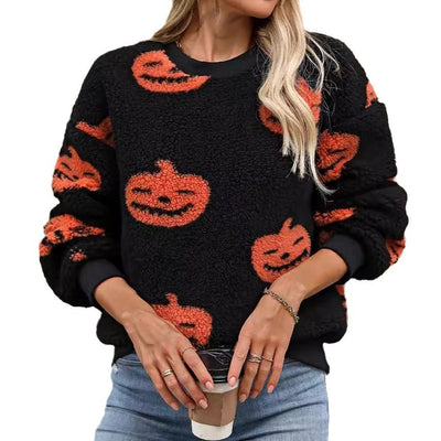 Sudadera Suelta Estampada en Felpa Premium para Mujer - Image 12