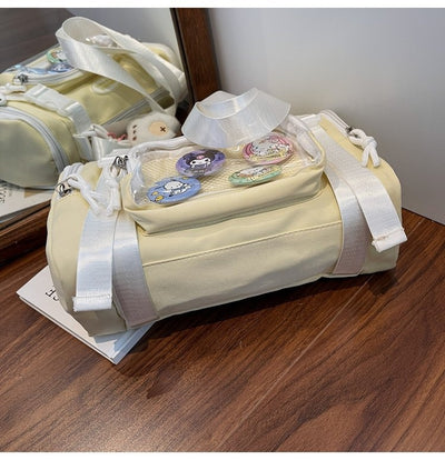 Bolsa Crossbody Transparente Estilo Preppy - Image 29