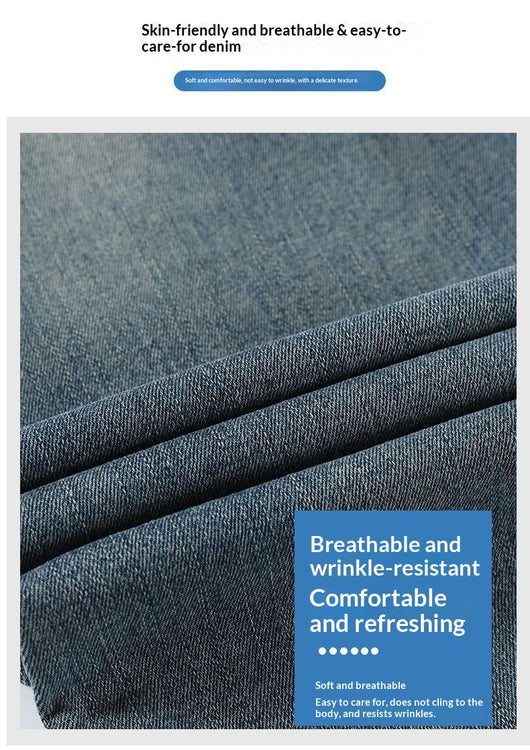 Pantalones Vaqueros Rectos de Cintura Alta Holgados para Mujer - Image 16