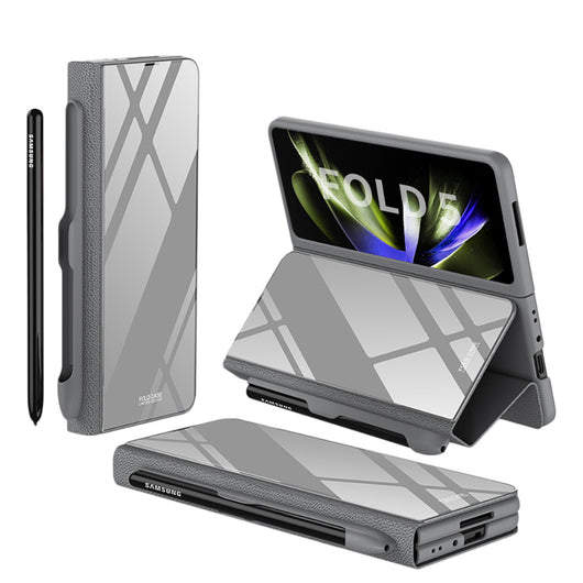 Funda de Cristal Protectora para Galaxy Z Fold5 - Diseño Flip Creativo - Image 44