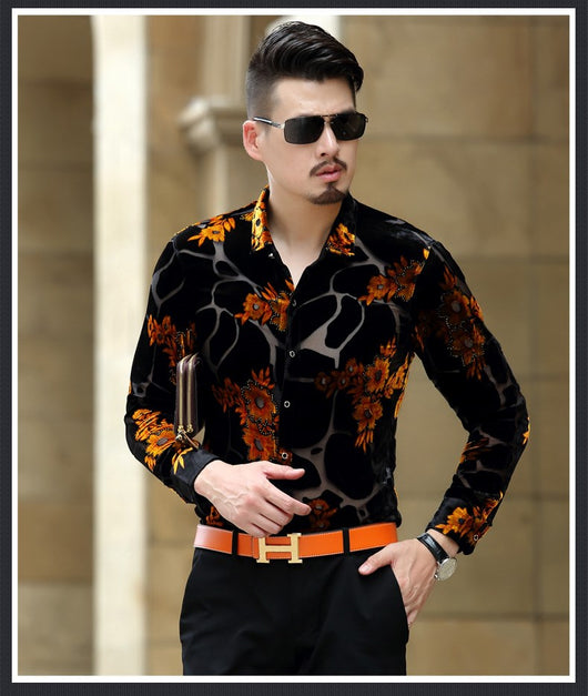 Camisa Manga Larga Slim Fit Elegante para Hombre - Image 7