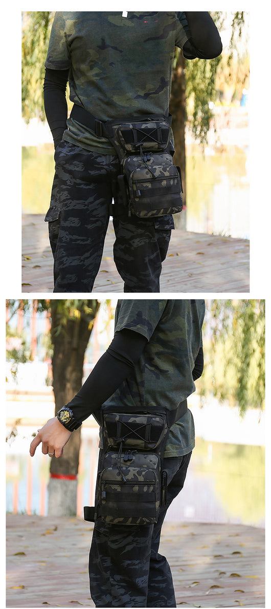 Bolsa Táctica Multifuncional para Cintura y Pierna - Hombre Outdoor - Image 13