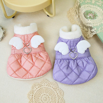 Falda de Algodón Acolchada para Perros Pequeños - Diseño Angelical - Image 10