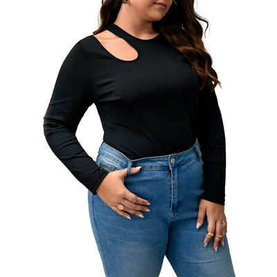 Blusa Ajustada de Cuello Redondo con Detalles Calados - Image 5