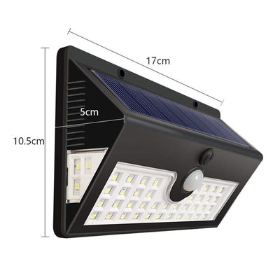 Lámpara Solar de Pared con Sensor de Movimiento Tres Caras - Image 9