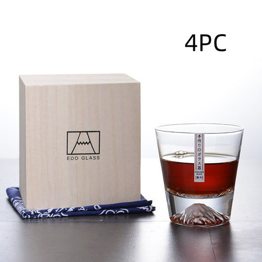 Vaso de Whiskey de Cristal Artesanal Estilo Japonés - Image 7
