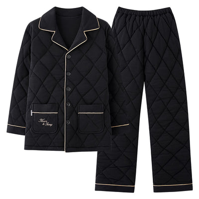 Pijama Acolchado de Tres Capas para Otoño e Invierno - Image 5