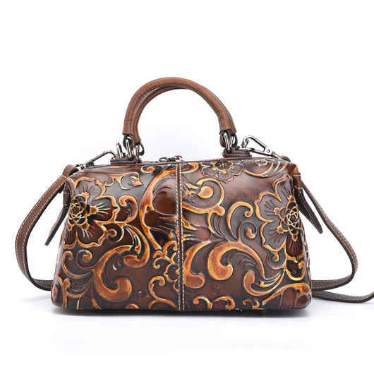 Bolso de Mano Personalizado en Cuero Genuino con Grabado Artesanal - Image 4