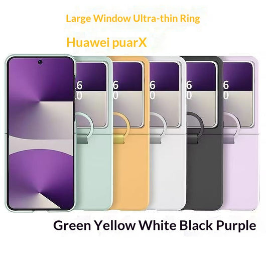 Funda Plegable para Teléfono con Ventana Grande y Anillo Protector Ultrafina - Image 11
