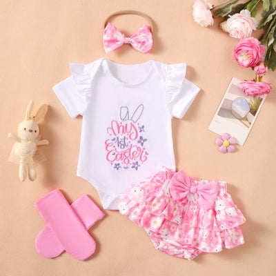 Conjunto de Verano para Niñas con Bordados - 4 Piezas - Image 29