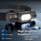 Linterna Frontal LED de Aluminio Ultraligera y Resistente
