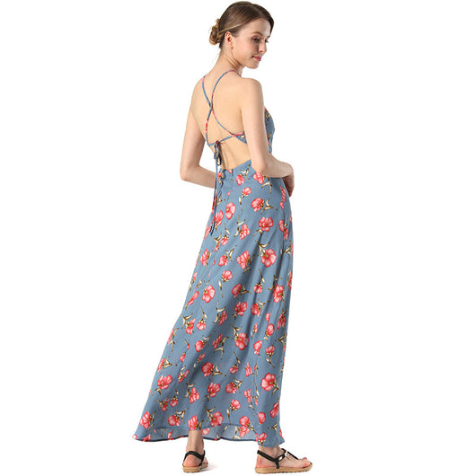 Vestido Playero Elegante con Espalda Abierta y Encaje Calado - Image 9