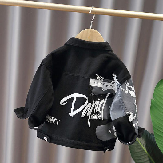 Chaqueta Denim Infantil Street Style Desgastado - Image 12