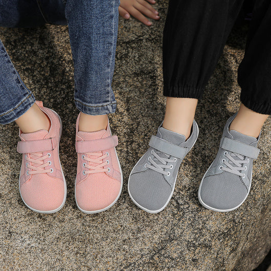 Zapatos Infantiles Big Foot Punta Ancha con Suela Suave