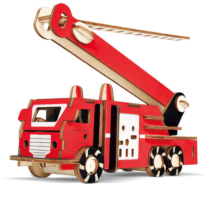 Modelo de Auto 3D de Madera - Puzzle Educativo Armable para Niños - Image 28