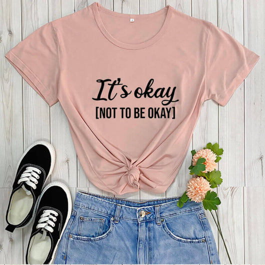 Playera Casual Está Bien No Ser Perfecto - Image 8