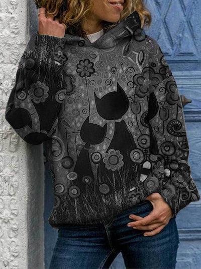 Suéter Estampado para Mujer con Diseño de Gatos - Image 4