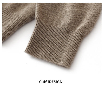 Suéter de Cashmira Puro para Hombre - Cuello V Manga Larga - Image 23