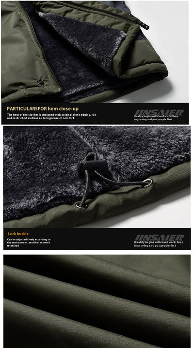 Chaqueta Táctica de Invierno para Hombre Tallas Grandes con Forro Polar - Image 15