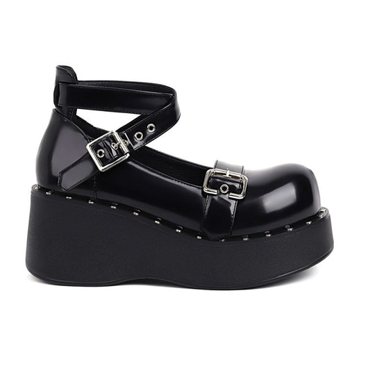 Zapatos Retro Otoñal con Suela Gruesa para Mujer Talla Grande - Image 7