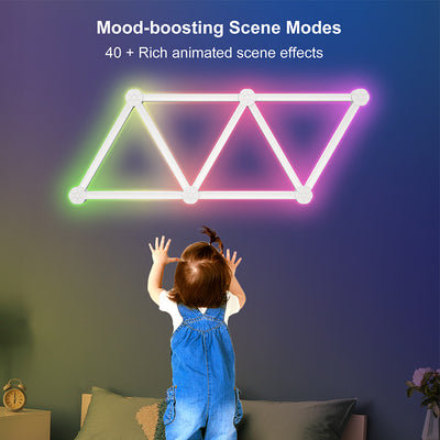 Lámpara LED RGB Inteligente Modular DIY - Iluminación Personalizable para tu Hogar - Image 3