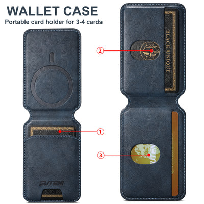 Soporte Magnético Universal para Teléfono con Anillo MagSafe y Cuero PU - Image 16