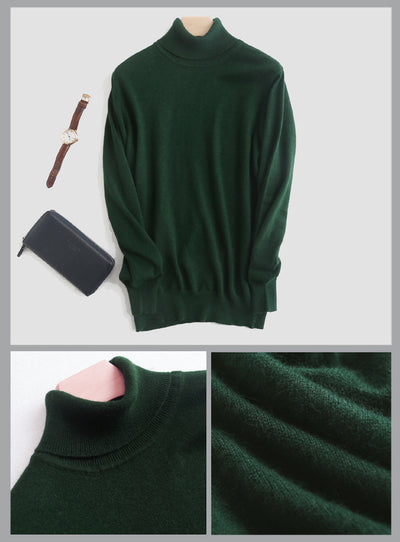 Suéter Cuello Alto Hombre Lana Merino Tejido Cálido - Image 19