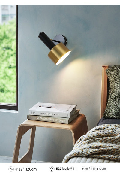 Lámpara de Pared Dorada Elegante para Dormitorio y Mesita de Noche - Image 13