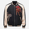 Jaqueta de beisebol masculina bordada Dragão Flying Dragon Premium