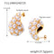 European And American Retro Drop Shape Inlaid Artificial Pearl Earrings Dorado Earrings
