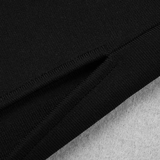 Vestido Bandage Ajustado Escote V sin Tirantes - Largo Midi con Abertura para Fiesta - Image 20