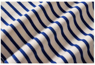 Camisa de Algodón a Rayas con Cuello Solapa para Hombre - Image 15