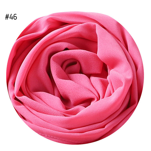 Pañuelo de Gasa Perlada en Colores Sólidos - Cobertura Elegante Monocromática - Image 49