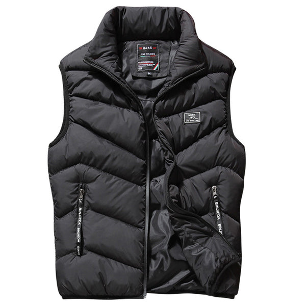 Chaleco Acolchado de Invierno para Hombre en Tallas Grandes
