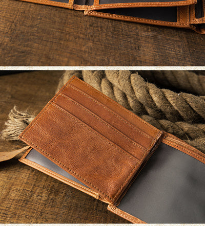 Billetera Compacta de Cuero para Hombre con Múltiples Compartimentos - Image 16