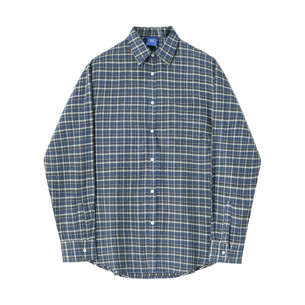 Camisa Cuadros Suelta Retro Casual Trendy para Hombre