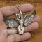 Sterling Plateado Belle Angel Pendant Angel Halo With wings single pendant