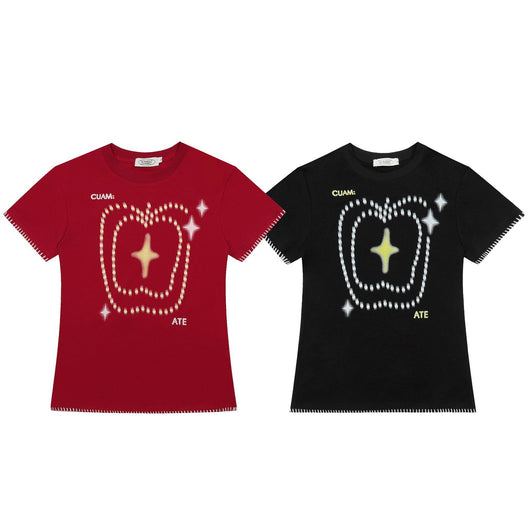 Playera Retro Americana Diseño Girl Power Manga Corta - Image 3
