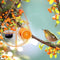 Hanging Metal Hummingbird Feeder Holder