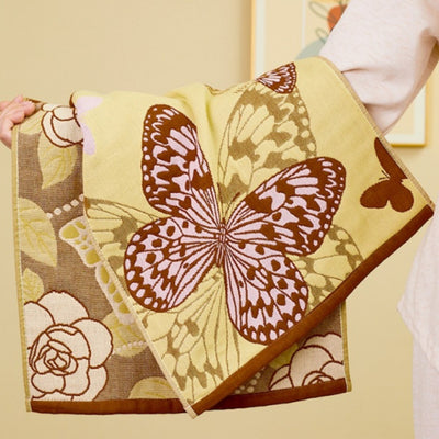 Toalla de Mano Colgante de Algodón Suave Estampada