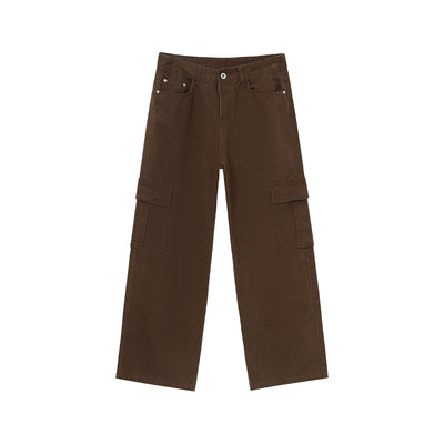 Overol Ancho de Pierna con Bolsillos Grandes - Jeans Casual - Image 10