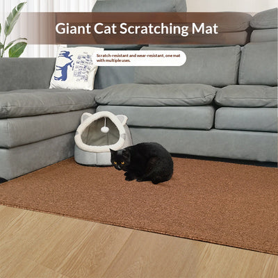 Dark gray textured pet-proof rug with a subtle border, shown on a light wood floor. - Image 18
