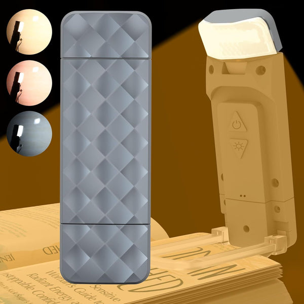 Lámpara de Lectura LED Plegable con Protección Ocular y Puerto USB