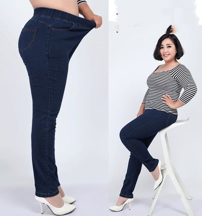Jeans Talle Alto Extra Grande para Mujer - Largo Extendido
