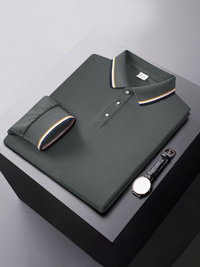 Polo Jacquard Casual para Hombre - Secado Rápido y Transpirable - Image 14